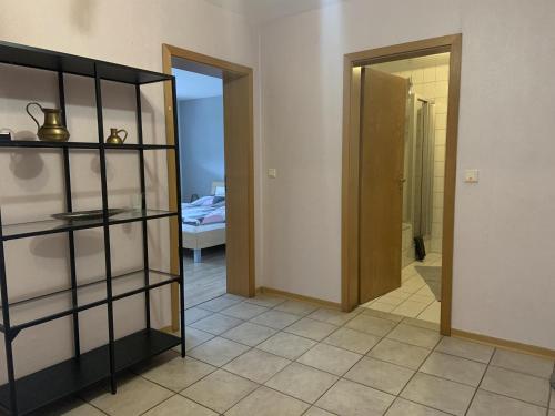 Ένα μπάνιο στο Ferienwohnung Dieblich