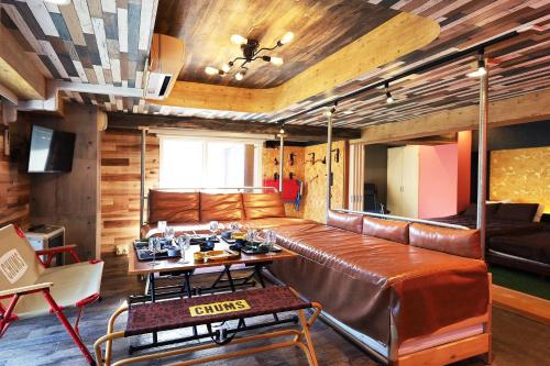Posezení v ubytování MolinHotels501 アクティビティを満喫できる札幌定山渓温泉付き別荘 - W-Bed4&S-6 10persons