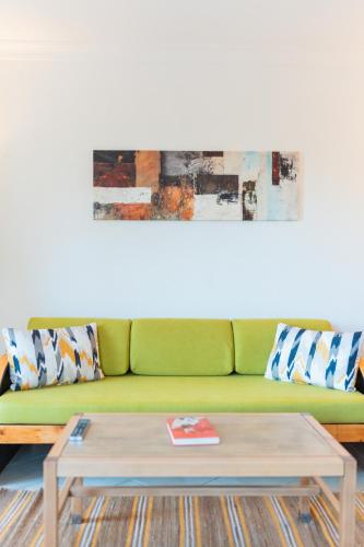 Χώρος καθιστικού στο Apartamentos Royal Life