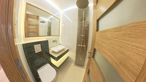 Koupelna v ubytování Family villa on the coast