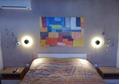 Katil atau katil-katil dalam bilik di Thetis Apartment