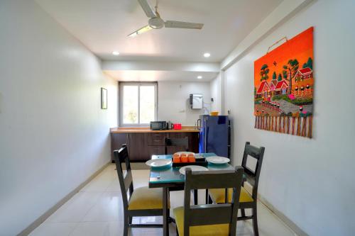 Zona de estar de Luxurious Nirvana Apartments at Vagator
