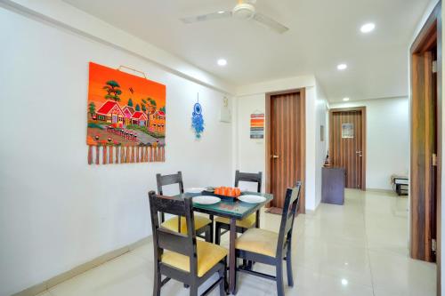 Zona de estar de Luxurious Nirvana Apartments at Vagator