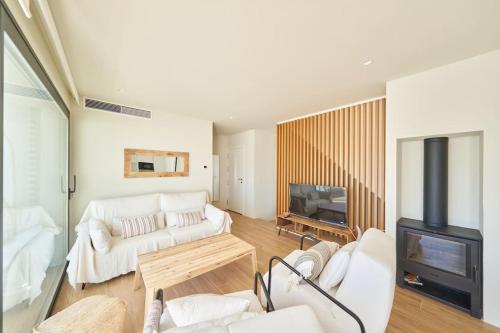 Postel nebo postele na pokoji v ubytování aguarosa