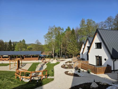Zahrada ubytování Resort Bobrovník