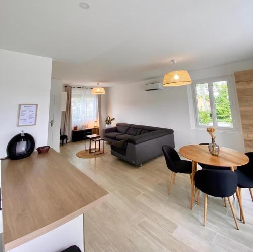 charmante maison, lumineuse.