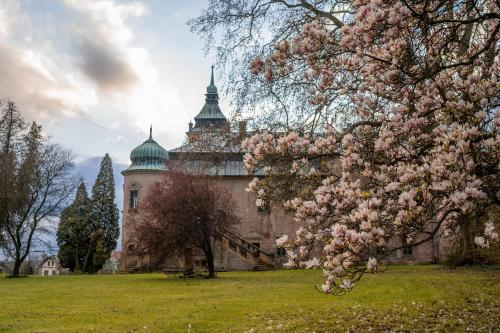 Jardín al aire libre en Zámecký areál Holovousy