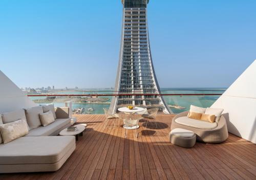 Posezení v ubytování Fairmont Doha