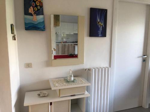 Kuchyň nebo kuchyňský kout v ubytování Rosa in Fiore