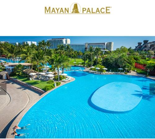 a pool at mayaan palace resort and spa at Mayan Palace Vidanta in Nuevo Vallarta 