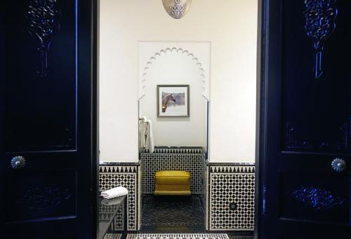 Posezení v ubytování Selman Marrakech