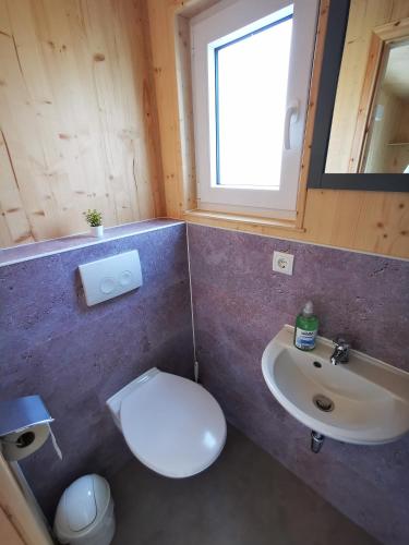 Koupelna v ubytování Tiny Guesthouse Herdt Euerbach