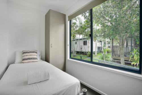 Tasman Holiday Parks - Fraser Coastにあるベッド
