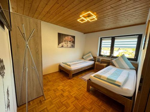 Katil atau katil-katil dalam bilik di Ferienwohnung "Mühlbach Suite"