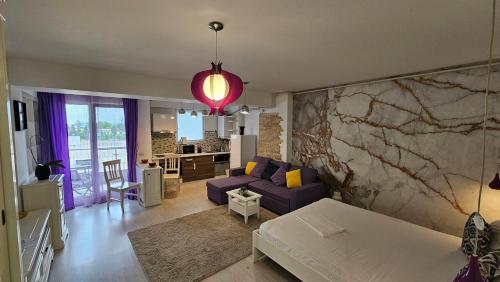 Ένα ή περισσότερα κρεβάτια σε δωμάτιο στο Airport Residence 3