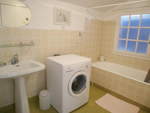 Koupelna v ubytování Le jardin de la plage