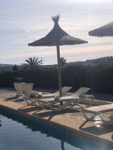 Πισίνα στο ή κοντά στο Lovely Appartment 'Solana' with big garden, nice pool