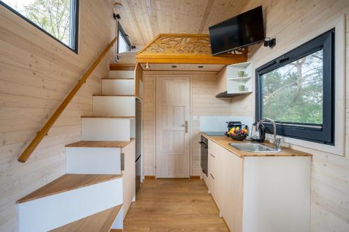 Kuchyň nebo kuchyňský kout v ubytování Staymoovers - Tinyhouse Zator