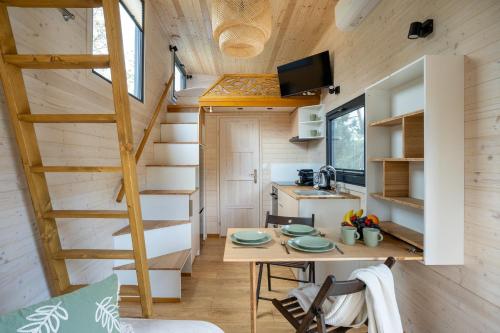 Kuchyň nebo kuchyňský kout v ubytování Staymoovers - Tinyhouse Zator
