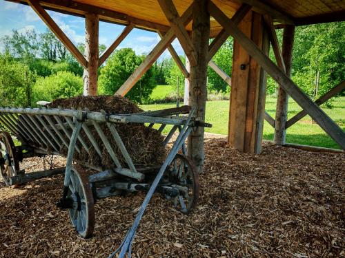 Zahrada ubytování Baumhaus Heuhütte