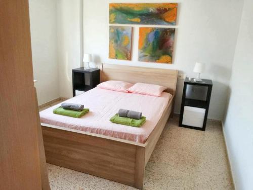 Postel nebo postele na pokoji v ubytování 3 bedrooms apartement with city view and balcony at Granada