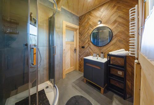 Kúpeľňa v ubytovaní Domek Góralski Premium - Highlander Chalet Kościelisko-Zakopane