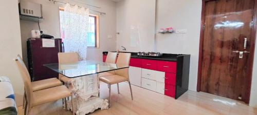 Kuchyň nebo kuchyňský kout v ubytování Gold Villa