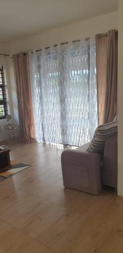 Ruang duduk di Villa Le Mahé, Mahébourg