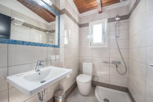 Koupelna v ubytování Hotel Dellis
