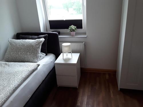 Ruang duduk di Ferienwohnung Aufderhaar