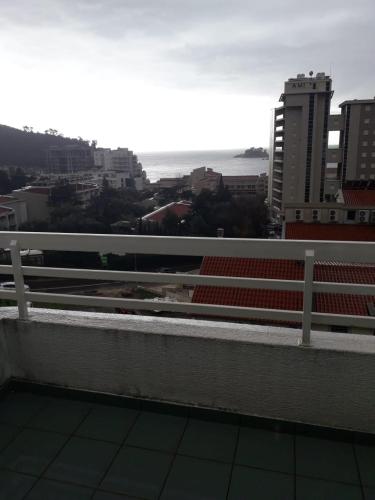 d'un balcon avec vue sur la ville. dans l'établissement VITALY, à Petrovac na Moru