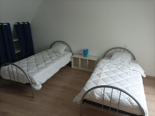 Postel nebo postele na pokoji v ubytování Gîte de saint pabut