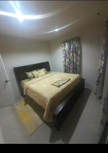 1 dormitorio con 1 cama grande en una habitación en Fabulous Apartments Barbados, en Christ Church
