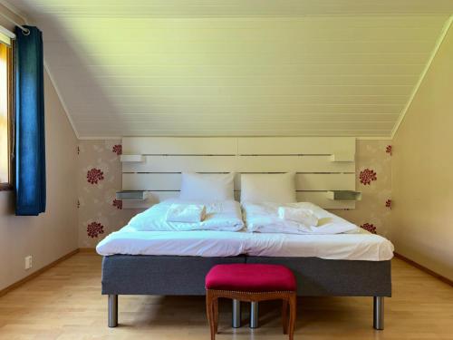 Postel nebo postele na pokoji v ubytování Brekke Apartments