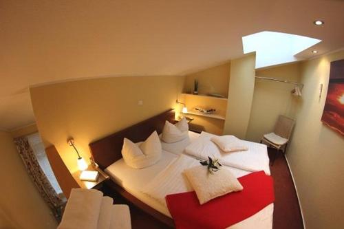 Postel nebo postele na pokoji v ubytování Schneeeule 202