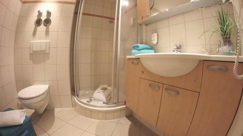 Koupelna v ubytování Schneeeule 202