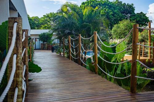 Taman di luar Pousada Gaucha