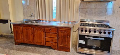 Kuchyň nebo kuchyňský kout v ubytování Alquiler Temporario Rincón de Luz