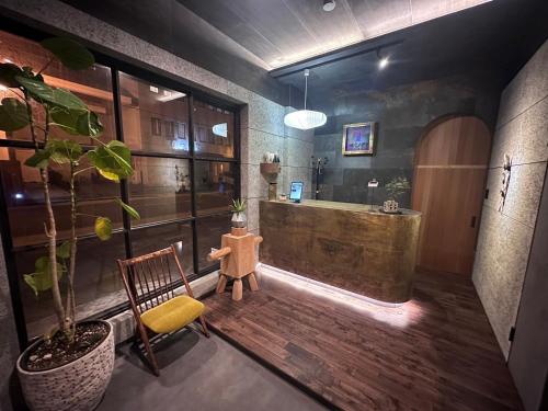 Koupelna v ubytování ＩＲＡＧＯ　ＡＲＴ　 ＨＯＴＥＬ 　THECAPE