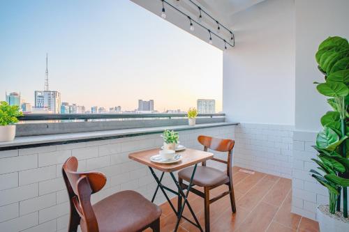 Balkón nebo terasa v ubytování La Casa Di Dicembre HCMC