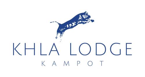 un logotipo para el puesto de kiwi de klia lodge en Khla Lodge en Kampot