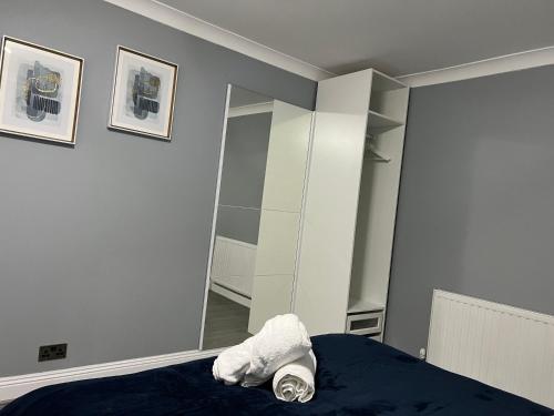 Postel nebo postele na pokoji v ubytování Luxury Home in Greater London - Rainham
