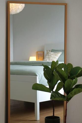 Cama o camas de una habitación en Stijlvol App in Genk Centrum