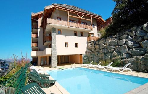 Πισίνα στο ή κοντά στο Appartement 4/6P Valmeinier 1800