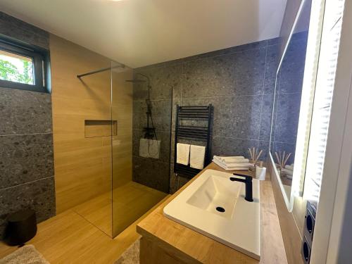Ένα μπάνιο στο Somogyi Apartman