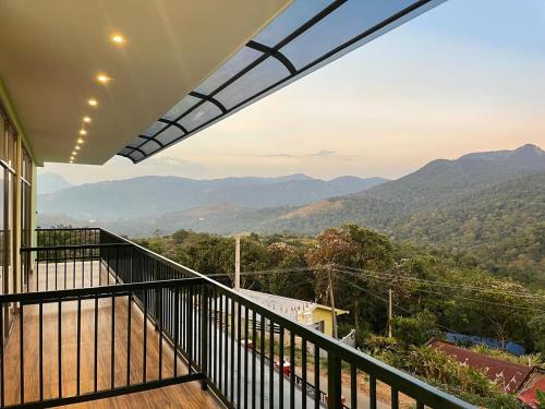 Landskap semula jadi dekat dengan apartmen