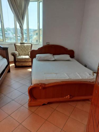 Postel nebo postele na pokoji v ubytování Apartments Vila Cala