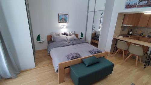 Postelja oz. postelje v sobi nastanitve Studio Sofija