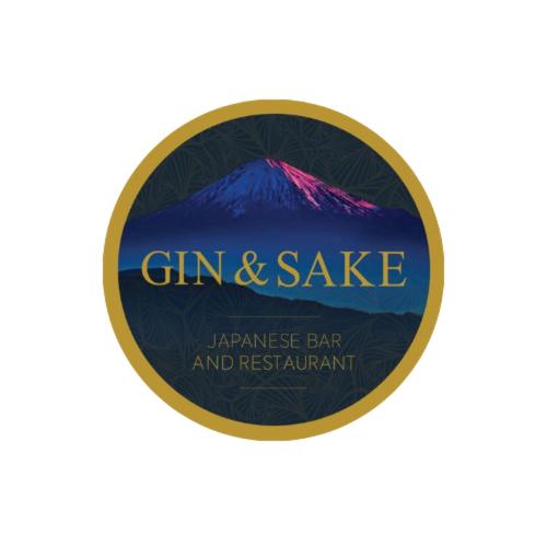 a label for a gin and sake bar and restaurant at Cae Court Hotel in Bridgend