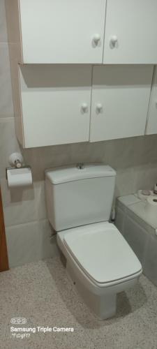 Koupelna v ubytování Cerviamare&motagne